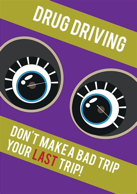 Driving while tired is a major risk increasing factor. Road Safety Posters on Behance