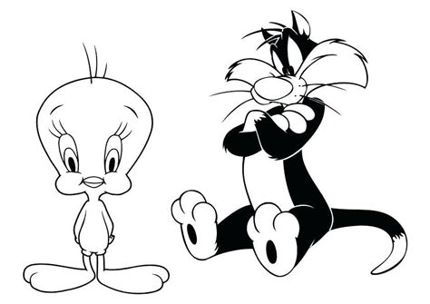Gangsta Tweety Bird Coloring Pages Some Of The Coloring Page Names