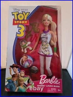 Barbies Dolls Toy Story Barbie Loves Woody Buzz Alien Dolls Nib Nrfb Toy Story Woody