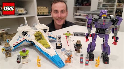Lego Lightyear Xl 15 Spaceship And Zurg Battle Review Youtube