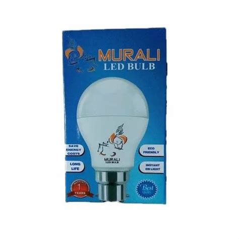 Round Cool Daylight 9w Ac Led Bulb Base Type B22 At Rs 70piece In