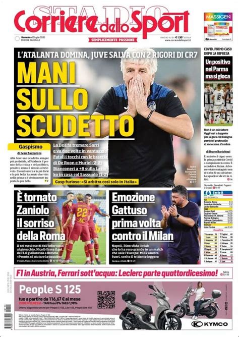 Newspaper Corriere Dello Sport Italy Newspapers In Italy Sundays