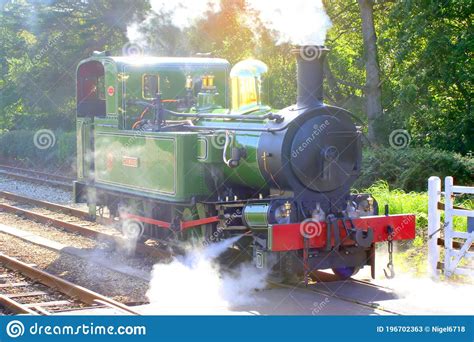 Historic Steam Locomotive Of Heritage Railway Editorial Stock Photo