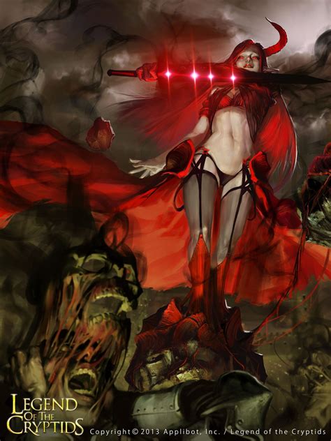 Wallpaper Illustration Anime Girls 2d Fan Art Demon Comics Mythology Legend Of The