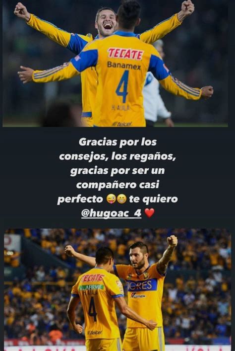 Tigres Uanl Andr Pierre Gignac Se Despide De Hugo Ayala Con Emotivo