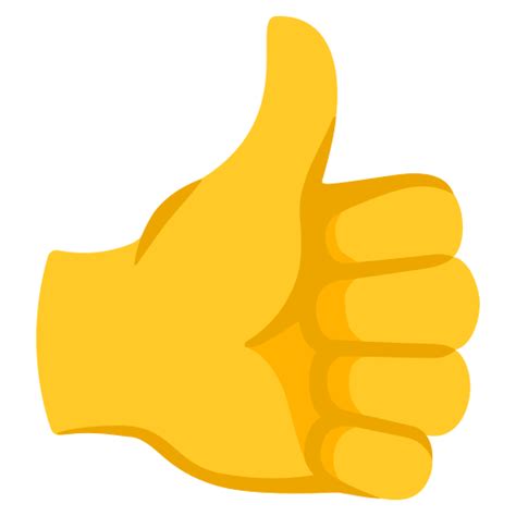 👍 Thumbs Up Emoji 1 Emoji Like Emoji