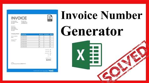 Leave blank to hide or disable the signatures on this invoice. How to generate invoice number automatically in excel ...