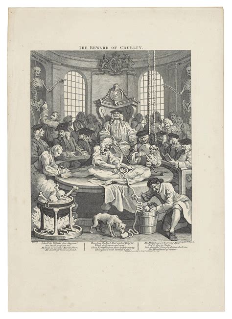 William Hogarth 1697 1764 The Four Stages Of Cruelty Christies