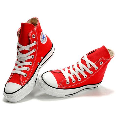 Check out our converse high top selection for the very best in unique or custom, handmade pieces from our shoes shops. Classic Converse Chuck Taylor All Star High Top Red Canvas ...