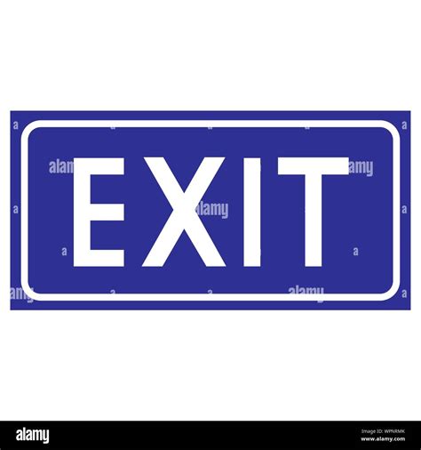 Exit Only Sign Stock Vector Images Alamy