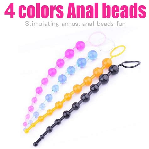Flexible Anal Plug Safe Anal Beads Butt Plug For Stimulator Dildo Massager Anal Sex Toys No