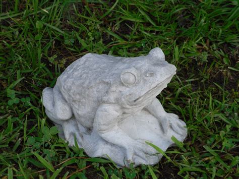Cement Garden Frog Statue Large Bull Frog Garden Statuefigurine 55