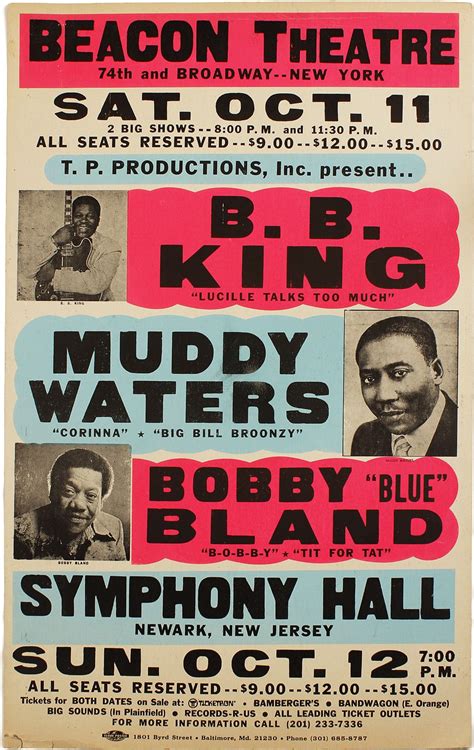 Vintage Blues Posters Vintage Concert Posters
