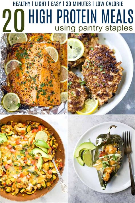 We did not find results for: 20 Light & Easy High Protein Meals (using Pantry Staples ...