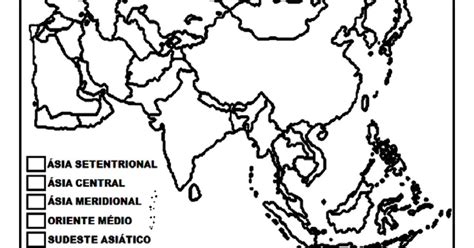 Atividades Com Mapas Sobre A Ásia Suporte Geográfico