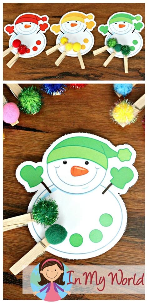 Winter Preschool Centers - In My World
