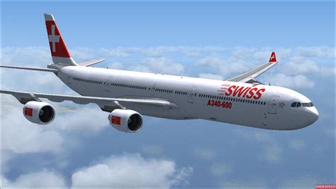 Swiss Airbus A340 600 For Fsx