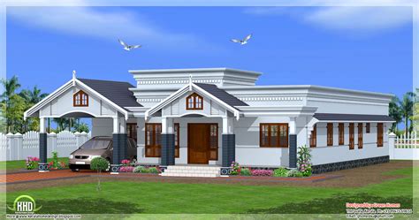 4 Bedroom Single Floor Kerala House Plan Kerala House Design Idea