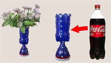 Make Easy Flower Vase With Plastic Bottle Easy Flower Vase Flickr
