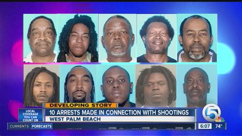 10 Arrests Made In Connection With West Palm Beach Shootings Youtube