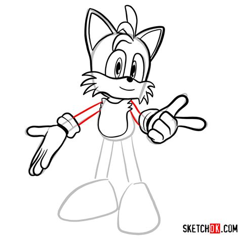 How To Draw Tails Sonic The Hedgehog Sketchok Easy Drawing Guides 8580