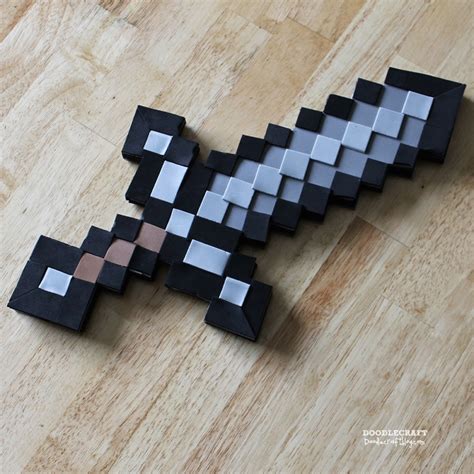 Doodlecraft Foam Minecraft Sword Diy