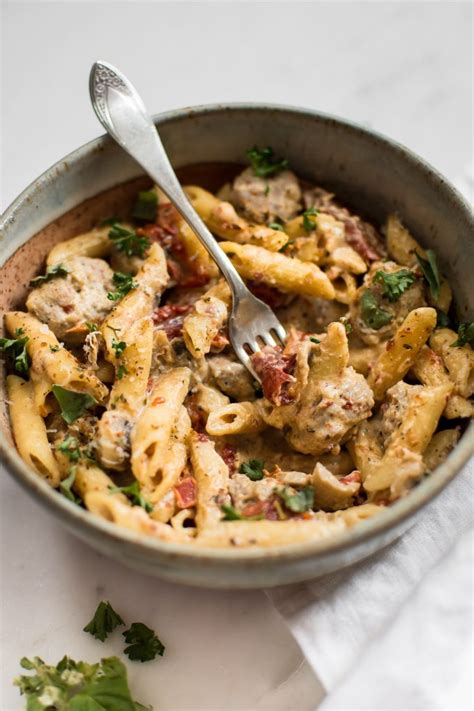 Stir for 1 minute to coat the pasta and warm the spices. Cajun Sausage Pasta • Salt & Lavender