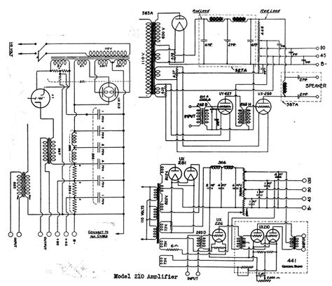 Old Valve Amplifier Schematic Valve Amplifier Vacuum Tube Power