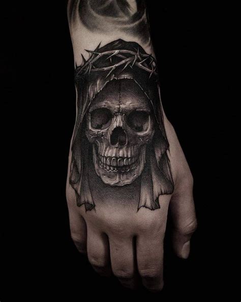 Tattoos Hand Tattoos For Guys Skull Sleeve Tattoos Skull Hand Tattoo