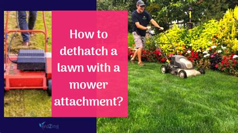 What Is The Best Way To Dethatch Lawn With Mower Attachment Video