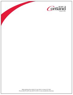 Allow me to share with you these 48 free letterhead templates created using ms word to help you in designing your very own letterhead design. Letterhead - SUNY Cortland