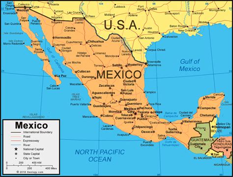 Mexico Map