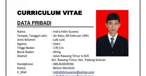 Apa Itu Curriculum Vitae Berikut Penjelasan Lengkap Dengan Cara Membuatnya