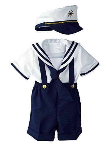 Baby Toddler Boys Nautical Sailor Short Suit Set With Hat