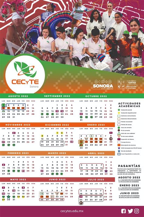Cecyte Sonora On Twitter Te Compartimos El Calendario Escolar Del