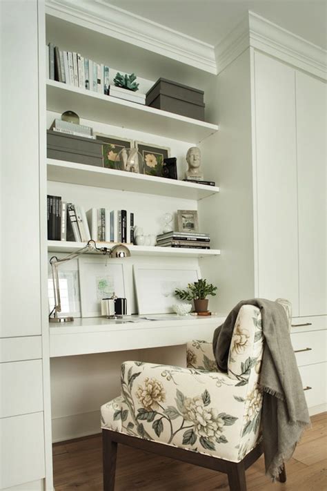 And from now on, this is the primary custom white built in shelving and desk with cabinets and from built in desk , source:pinterest.com diy kitchen mand center from built in. Built In Desk - Contemporary - den/library/office - Kelly ...