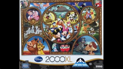 Puzzle Mega Disney Classics 2000 Pieces Youtube