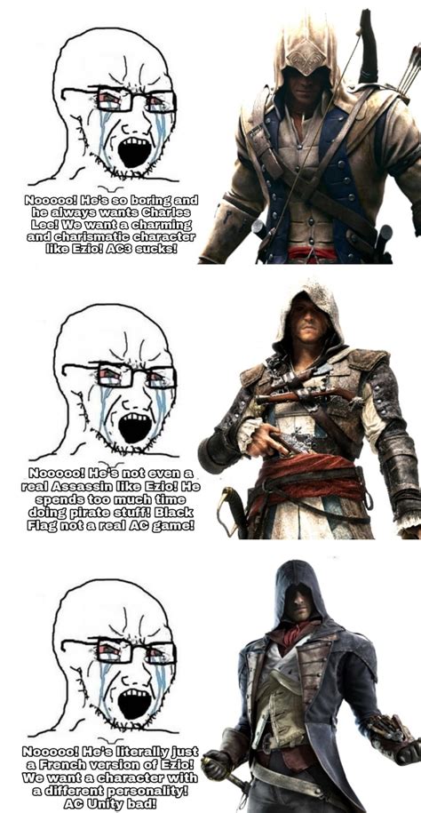 Ezio Is My Favorite Assassin But Im Not A Fanboy I Love All Of These