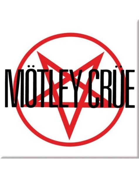 Motley Crue Classic Star Logo Magnet Pop Music