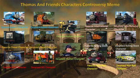 Thomas And Friends Characters Controversy Meme By Geononnyjenny On