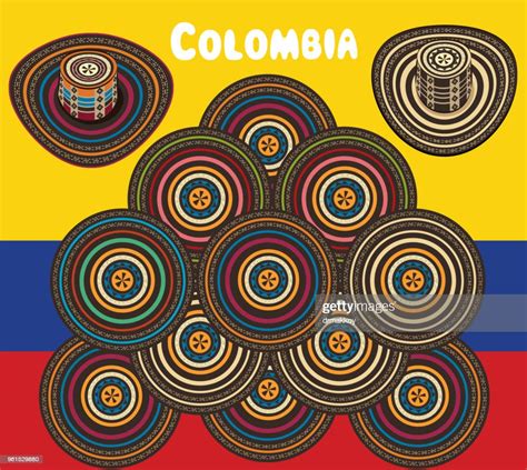Colombia Sombrero Vueltiao Ilustración De Stock Getty Images