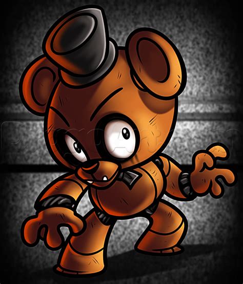 How To Draw Chibi Freddy Fazbear