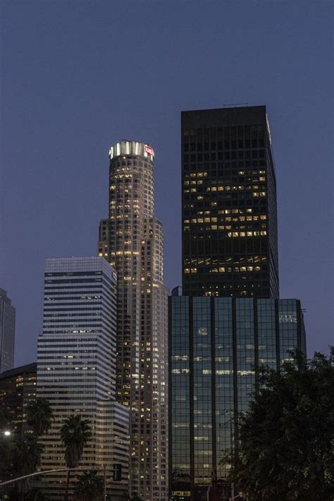 Free Images Skyscraper Cityscape Downtown Evening Landmark Tower