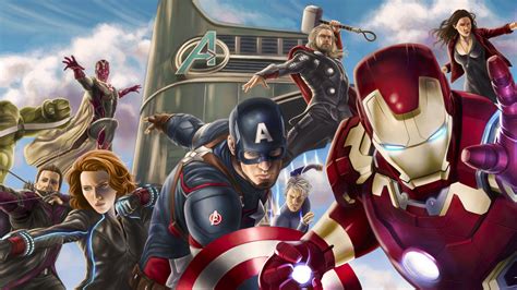 Marvels Avengers Assemble Wallpapers Wallpaper Cave