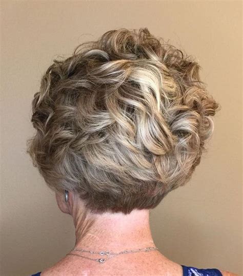 Stacked hairstyles choppy bob hairstyles bob haircuts short hair with layers short hair cuts aline haircuts a line a curly pixie cut.? Over Curly Pixie With Stacked Nape in 2020 | Short curly ...
