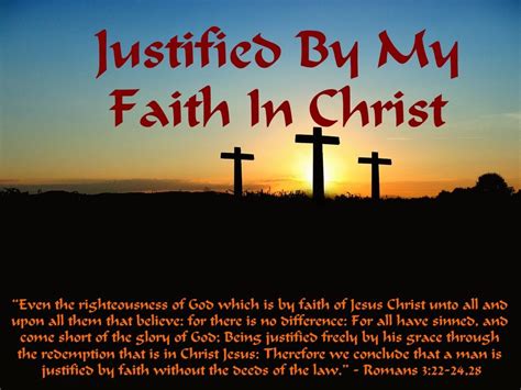 Only Justified By Faith Kjb Daily Bible Study Sinner Saved By Grace