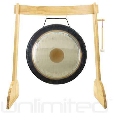 24 To 30 Paiste Symphonic Gongs On Small Lunaphonic Gong Stand