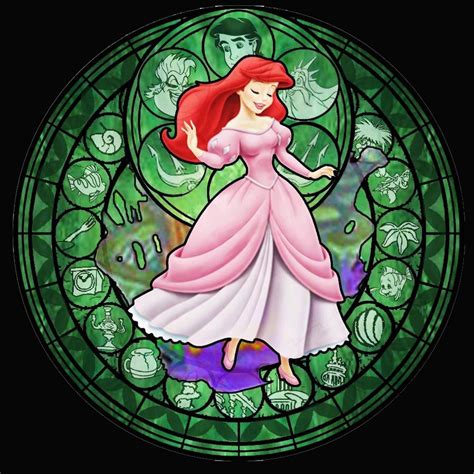 Ariel Stained Glass Disney Princess Fan Art 31394793