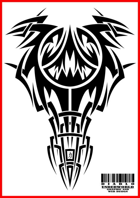 It is sporadic to come across tribal designs without their meanings enshrined in the people's culture. _Strength_Tribal by diabloUNDERWRLD on DeviantArt