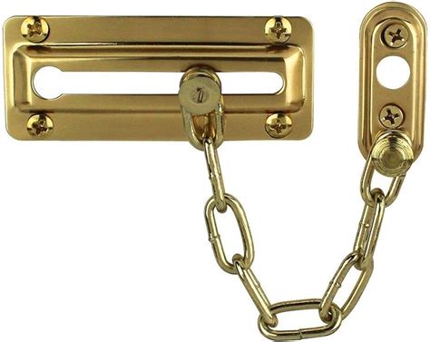 Defiant Bright Brass Chain Door Guard Tools And Home